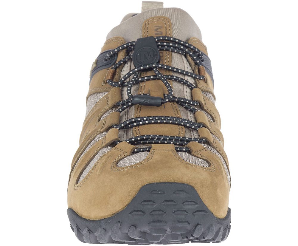 Buty Trekkingowe Merrell Męskie Brązowe/Czarne - Chameleon 8 Stretch - 046738-AYR